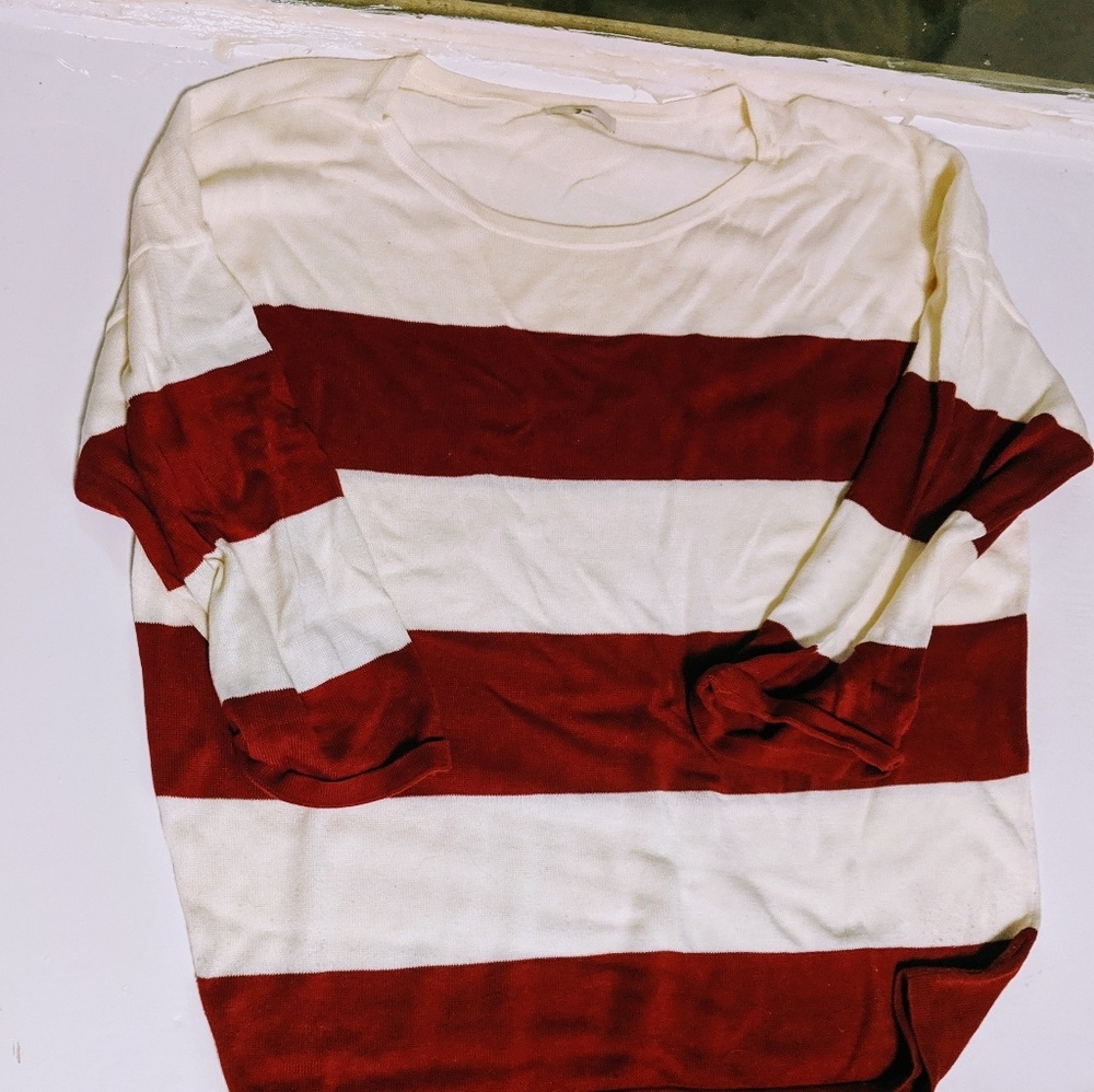 Slouchy gap striped sweater